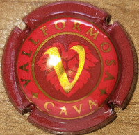 Capsule Cava D'Espagne VALLFORMOSA Bordeaux & Or Nr 1026 - Placas De Cava