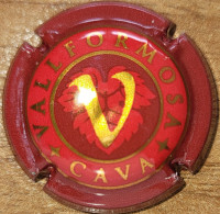 Capsule Cava D'Espagne VALLFORMOSA Bordeaux & Or Nr 1026 - Mousseux