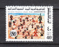 Libia   -   1978.  Unicef. La Vita Cittadina Disegnata Da Bimbi. City Life Drawn By Children . MNH - Sonstige & Ohne Zuordnung