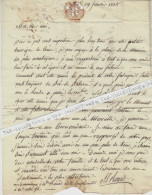 F.1706 1815 Lettre Sign. Roard élève De Chaptal Paris => Bérard Associé De Chaptal Chimiste Montpellier V. HISTORIQUE - 1800 – 1899