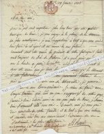 1815 Lettre Sign. Roard élève De Chaptal Paris => Bérard Associé De Chaptal Chimiste Ministre  Montpellier V. HISTORIQUE - 1800 – 1899