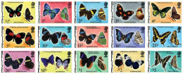 256812 MNH BELIZE 1974 MARIPOSAS - Belice (1973-...)