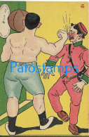 228013 ART ARTE HUMOR BOX A WRONG BLOW POSTAL POSTCARD - Non Classés