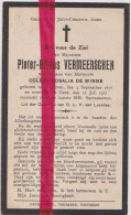 Devotie Doodsprentje Overlijden - Pieter Vermeerschen Wedn Coleta De Winne - Wetteren 1875 - 1933 - Obituary Notices