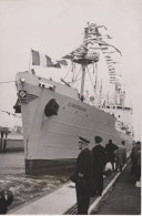 PHOTO PRESSE LE DUNKERQUOIS A DUNKERQUE ASSOCIATED PRESS PHOTO OCTOBRE 1955 FORMAT 13 X 18 CMS - Bateaux