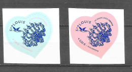 Coeur St Louis Adhésif : N°5552 Et 5553 Chez YT. - Unused Stamps