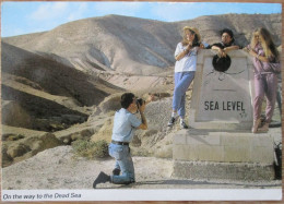 ISRAEL DEAD SEA 400 MTRS BELOW DESERT YEHUDA HILLS CARTE POSTALE KARTE POSTCARD ANSICHTSKARTE CARTOLINA CARD POSTKARTE - Israele