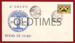 PORTUGAL - ESCOTEIROS DE PORTUGAL 1912 - 1962 - BODAS DE OURO - 18 CONFERENCIA INTERNACIONAL ESCUTISMO 1961 ENVELOPE  - Padvinderij