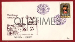 PORTUGAL - MADEIRA - FUNCHAL - ESCUTISMO PORTUGUES - XV JAMBOREE NO AR - ESCOTEIROS - 1972 ENVELOPE - Scoutismo