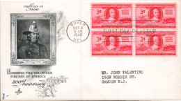 USA ETATS UNIS FDC 1948 300 ANS SAPEURS POMPIERS - 1941-1950