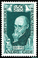 Timbre De 1969 Célébrités Du XVIIIème Au XXème Siècle André Gide 1869-1951 N° 1594 - Unused Stamps