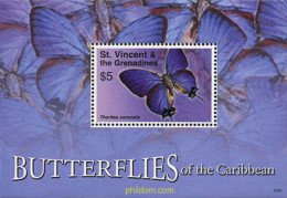 203622 MNH SAN VICENTE GRANADINAS 2007 MARIPOSAS - St.Vincent Y Las Granadinas