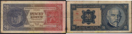 8556 CHECOSLOVAQUIA 1926 CZECHOSLOVAKIA 20 KORUN 1926 - Checoslovaquia