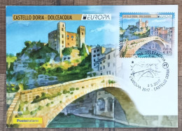 Italie - CM 2017 - YT N°3739 - EUROPA / Architecture Et Patrimoine - Cartoline Maximum