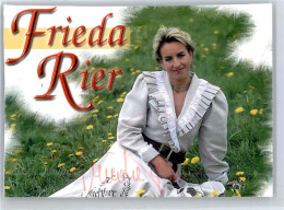 51302306 - Originalunterschrift Rier, Frieda - Singers & Musicians
