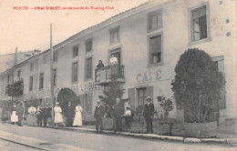 PONCIN (Ain) - Hôtel Du Nord Tenu Par L. Sibuet - Café - Note Avec Menu Au Verso, écrit (2 Scans) - Ohne Zuordnung