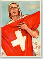 10606406 - 650 Jahre Eidgenossenschaft Schweizer Nationalfahne  Sign.Arlem - Exposiciones