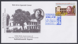 Bangladesh 2011 Private Cover Rabindranath Tagore, Poet, Literature, Nobel Prize Winner, Drama, Writer - Bangladesch