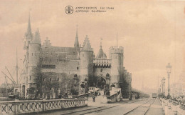 BELGIQUE - Anvers - Vue Sur Le Steen - Animé - Carte Postale Ancienne - Antwerpen