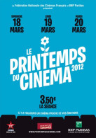 Affiche Cinéma Orginale Film LE PRINTEMPS DU CINÉMA 2012 120x160cm - Manifesti & Poster