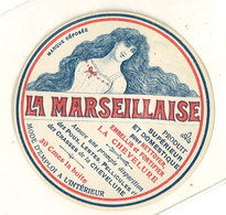 étiquette La Marseillaise, Pour Cheveux / Chevelure - Reclame