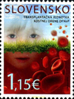 337515 MNH ESLOVAQUIA 2015 UNIDAD DE TRASPLANTES - Ongebruikt