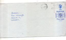 Lettre Entiere 1 Reine Flamme - Material Postal