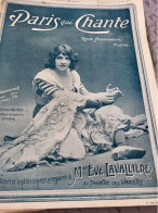 PARIS QUI CHANTE 05 / EVE LAVALLIERE TOULON THUILLEIRES - 1900 - 1949