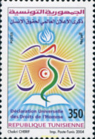 173216 MNH TUNEZ 2004 DECLARACION UNIVERSAL DE LOS DERECHOS HUMANOS - Tunisia (1956-...)