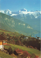 [-5%] SUISSE - Sigriswil (Thunersee) - Monch - Jungfrau - Vue Générale - Vue Sur Une Partie De La Ville - Carte Postale - Sigriswil