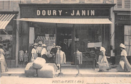 PONT-de-VAUX (Ain) - Magasin Doury-Janin - Voyagé (2 Scans) - Pont-de-Vaux