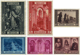 622445 HINGED BELGICA 1939 PRO RECONSTRUCCION DE LA ABADIA DE ORVAL - Altri & Non Classificati