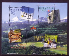 SCHWEIZ BLOCK 39 POSTFRISCH(MINT) 100 JAHRE NATURFREUNDE SCHWEIZ 2005 - Bloques & Hojas