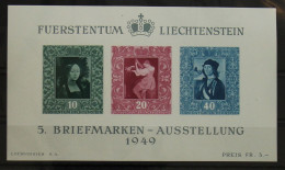 Liechtenstein Block 5 Postfrisch #GD939 - Andere & Zonder Classificatie