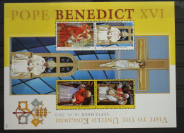 Sierra Leone 5419-5422 Postfrisch Als Kleinbogen, Papst Benedikt XVI #GH037 - Sierra Leona (1961-...)