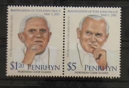 Penrhyn 668-669 Postfrisch Papst #GH066 - Penrhyn