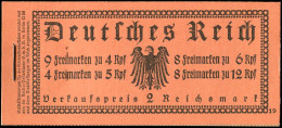 Deutsches Reich, 1932, MH 26.2, Ungebraucht - Carnets