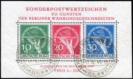 Berlin, 1949, Bl. 1 I, Gestempelt - Otros & Sin Clasificación