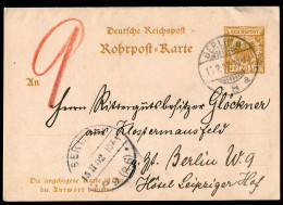 Berliner Postgeschichte, 1891, RP 9, Brief - Andere & Zonder Classificatie