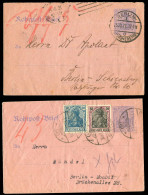 Berliner Postgeschichte, 1921, RU 9 + Zus.-Fr, Brief - Other & Unclassified