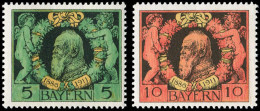 Altdeutschland Bayern, 1911, 92-93A, Postfrisch - Nuevos