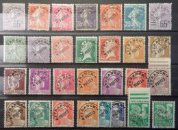 France Collection De Préoblitérés **/*/(*) 1922/1960. TB - 1893-1947