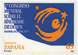 83264 MNH ESPAÑA 1997 6 CONGRESO MUNDIAL SOBRE EN SINDROME DE DOWN - Ongebruikt
