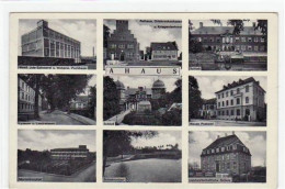 39063406 - Ahaus Mit 9 Abbildungen Gelaufen, Mit Marke Und Stempel Von 1938. Leichter Schrift- Und Stempeldurchdruck, L - Lüdinghausen