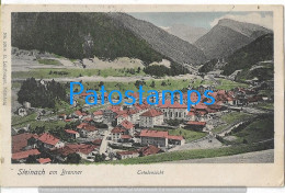 228028 AUSTRIA STEINACH VIEW GENERAL POSTAL POSTCARD - Sonstige & Ohne Zuordnung