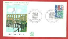 FDC MORLAIX 10 6 1967 - 1960-1969