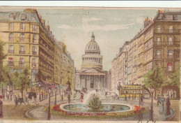 PARIS - LE PANTHEON ET LA RUE  SOUFFLOT - Halt Gegen Das Licht/Durchscheink.