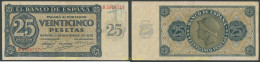 8256 ESPAÑA 1936 25 Pesetas Estado Español 21 De Noviembre De 1936 - Autres & Non Classés