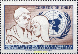 354088 MNH CHILE 1971 JUNTA EJECUTIVA DE LA UNICEF - Cile