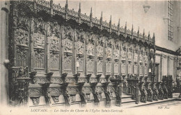 BELGIQUE - Louvain - Les Stalles Du Choeur De L'église Sainte Gertrude - Carte Postale Ancienne - Leuven